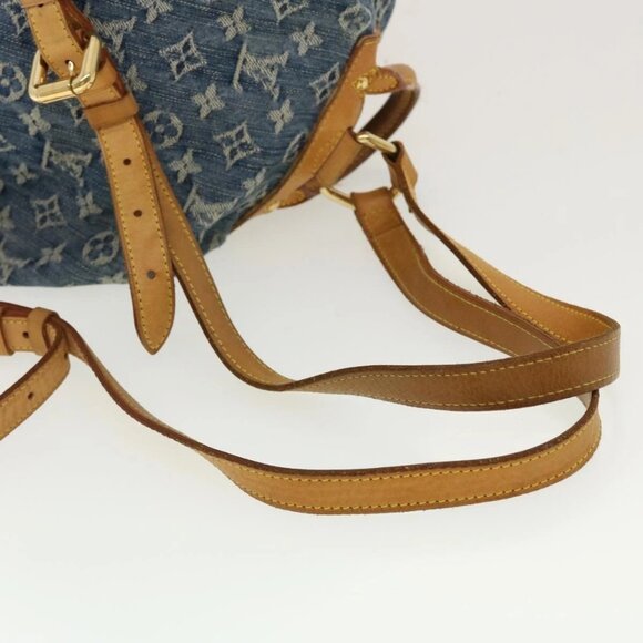 LOUIS VUITTON Monogram Denim Sac A Dos GM Backpack Blue M95056 LV Auth 40432 - Picture 8 of 16